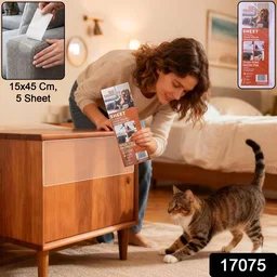 Cat Scratch Furniture Protector – Clear Anti Scratch Tape Set of 5