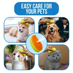 Cat Steamy Brush – 3-in-1 Pet Grooming & Hair Removal Tool