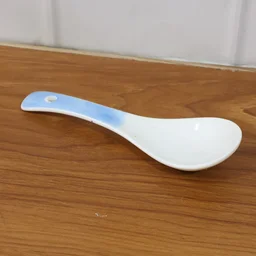 Ceramic Serving Spoon – Heat-Resistant 14 cm Ladle for Soups & Curries