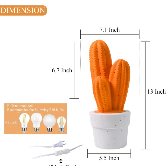 Ceramic Table Lamp – Elegant Big Ambient Light for Home