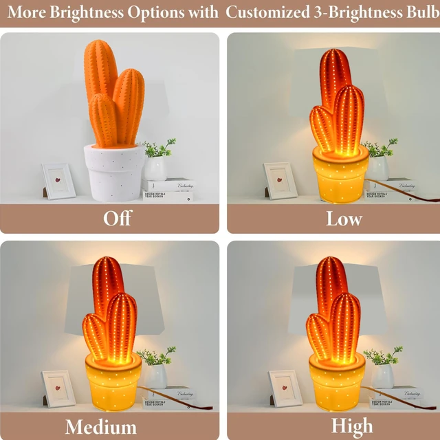 Ceramic Table Lamp – Elegant Big Ambient Light for Home
