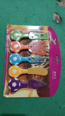 Cheese Knife Set – Stainless Steel Football Theme (5 Pcs) | Indo Glow