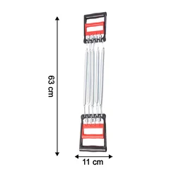Chest Expander with 5 Adjustable Springs – Home Upper Body Workout