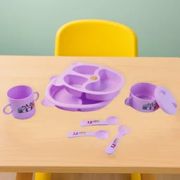 Children’s Tableware Dining Set – Durable Panda Print Meal Kit