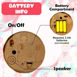 Chirping Bird Toy – Sound-Activated Hanging Cage with LED & Music | Spark Tots