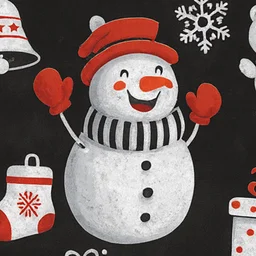Christmas Wall Sticker – Vibrant 90x60 cm Festive Decor
