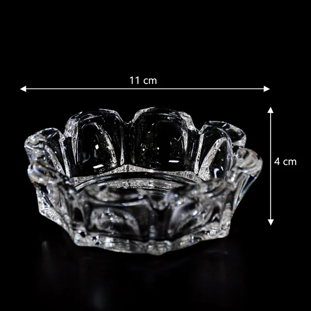 Cigar Ashtray – Round Glass Tabletop for Home & Office | Sanford