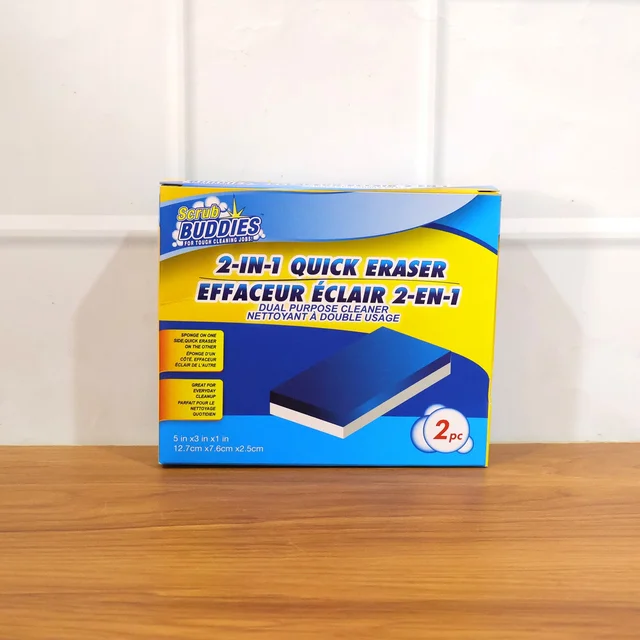 Cleaning Sponge Eraser Pads – Dual Layer Multipurpose Set