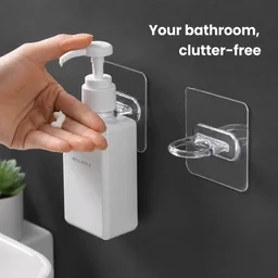 Clear Adhesive Wall Hook – Hassle-Free No-Drill Organization
