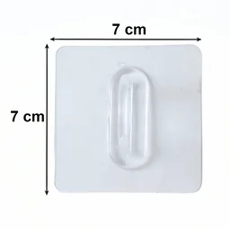 Clear Adhesive Wall Hook – Hassle-Free No-Drill Organization