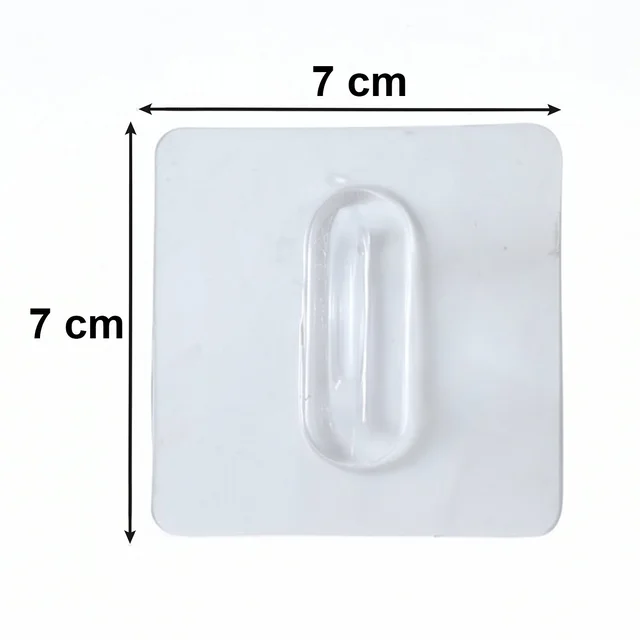 Clear Adhesive Wall Hook – Hassle-Free No-Drill Organization