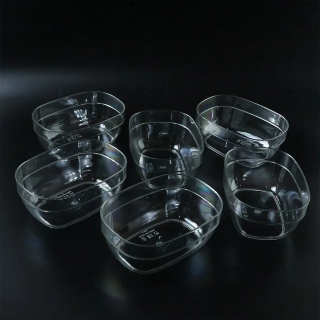 Clear Oval Serving Bowls Set – 6-Piece Multipurpose Kitchen Essential