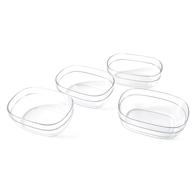 Clear Serving Bowl Set – 4 Durable Multipurpose Bowls