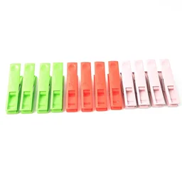 Cloth Clips Set of 12 – Durable Plastic Laundry Pegs with Strong Grip