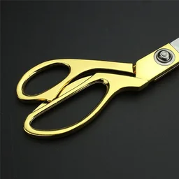 Cloth Cutting Scissors – Gold Plated, Heavy Duty Tailoring Shears | Cisora