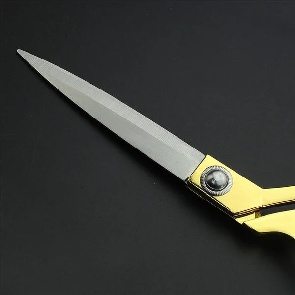 Cloth Cutting Scissors – Gold Plated, Heavy Duty Tailoring Shears | Cisora