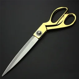 Cloth Cutting Scissors – Gold Plated, Heavy Duty Tailoring Shears | Cisora