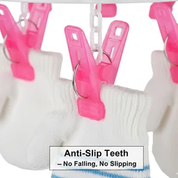 Cloth Drying Hanger – Round with 24 Clips, Space-Saving | Indo Glow