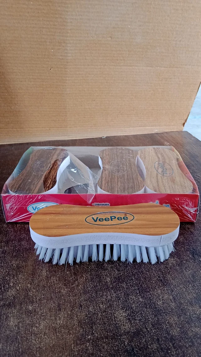Cloth Washing Brush Set – Ergonomic 4-Piece Laundry Cleaner