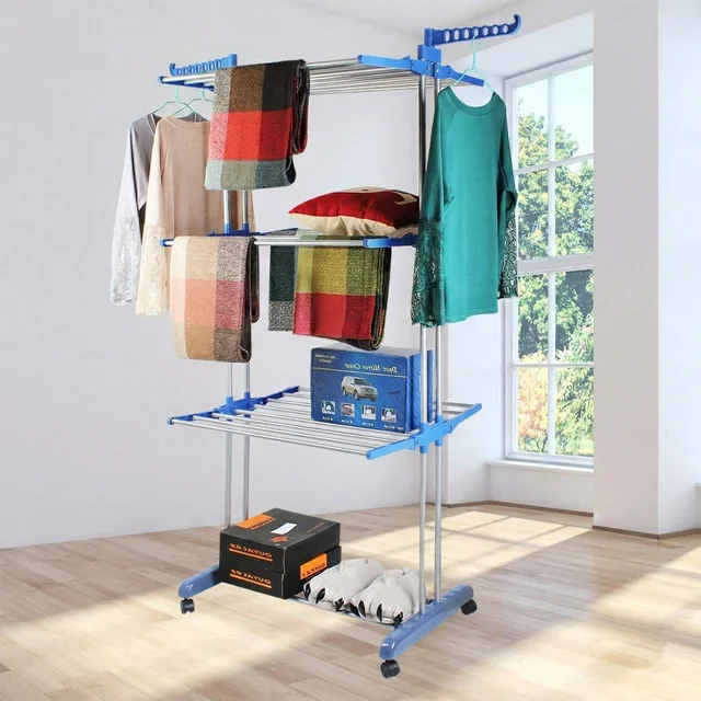 Clothes Drying Rack – Foldable, Portable & Space-Saving Design