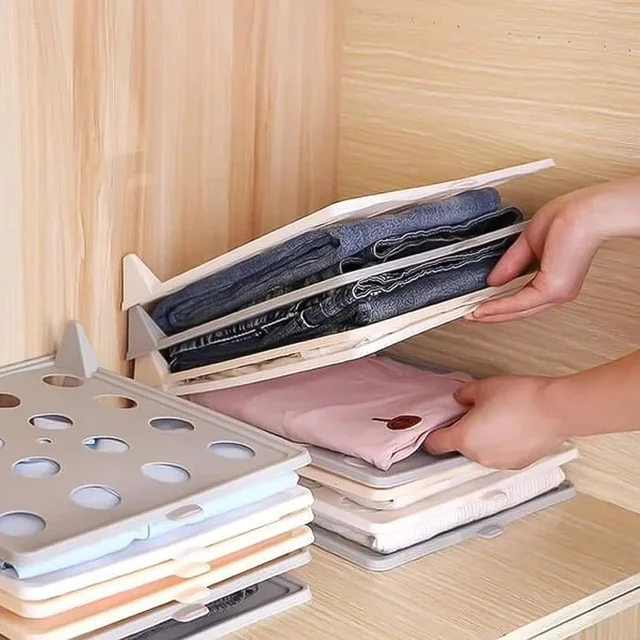 Clothes Folding Board – Stackable Shirt Organizer | Organivo