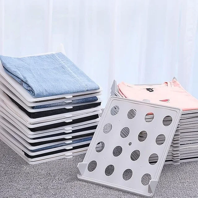 Clothes Folding Board – Stackable Shirt Organizer | Organivo