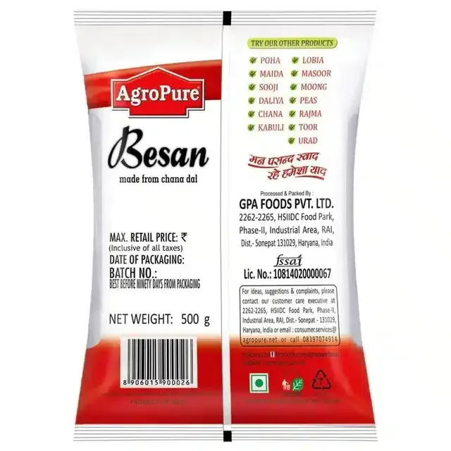 Agropure Besan 500 g