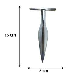 Coconut Breaker – Stainless Steel with Comfortable T-Handle Grip