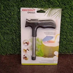 Coconut Opener Tool – Stainless Steel & Easy Grip | Quickslice