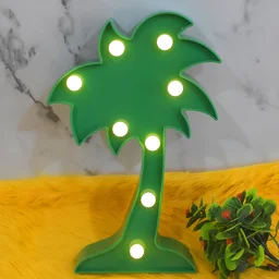 Coconut Tree LED Lamp – Romantic Table Night Light | Tidy Table