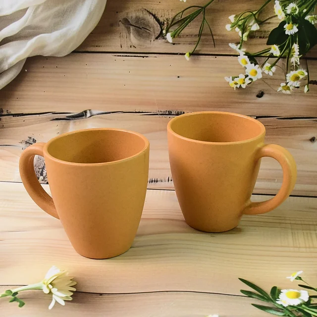 Coffee Mugs – Premium 350ml Set of 2 with Ergonomic Grip