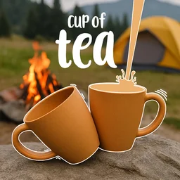 Coffee Mugs – Premium 350ml Set of 2 with Ergonomic Grip