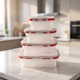 Collapsible Food Storage Container Set – Space-Saving & Airtight