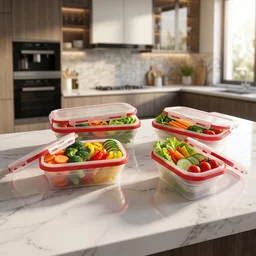 Collapsible Food Storage Container Set – Space-Saving & Airtight