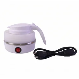 Collapsible Travel Electric Kettle 600ml Foldable Silicone Water Boiler (1 Pc)