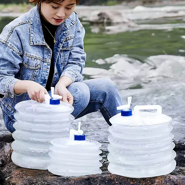 Collapsible Water Container 5L – Portable & BPA-Free | FitFuzion