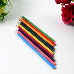 Colored Pencils Set – 12 Vibrant Shades for Art | Craftily