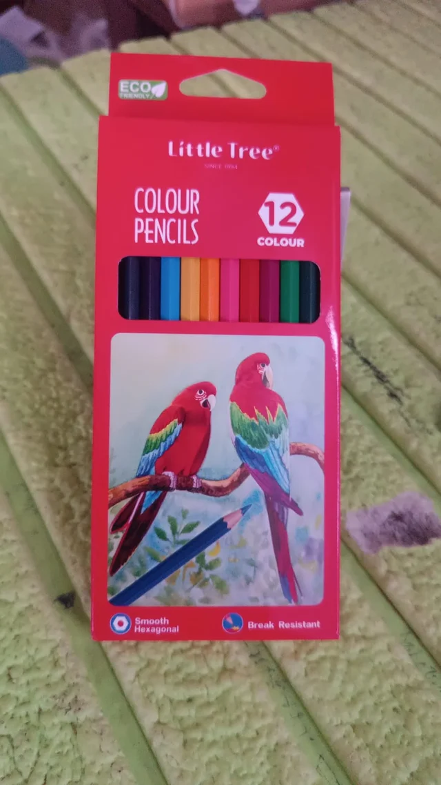 Colored Pencils Set – 12 Vibrant Shades for Art | Craftily