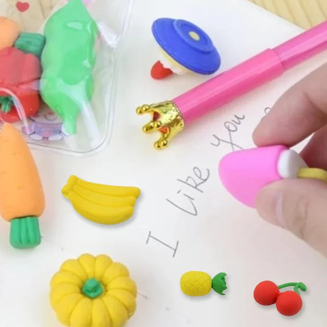 Colorful Erasers – Fun and Vibrant Stationery for Kids