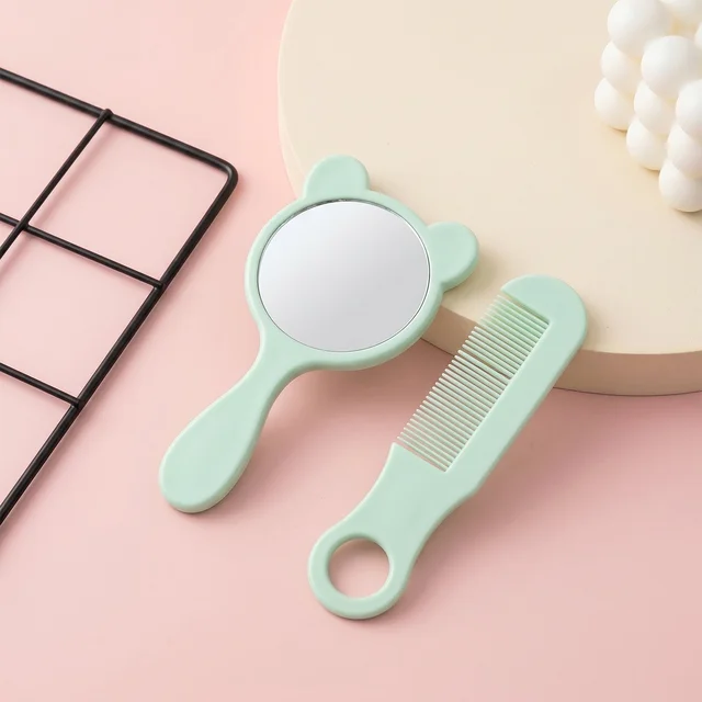 Comb and Mirror Grooming Kit – Compact 2-in-1 Vanity Set for Girls