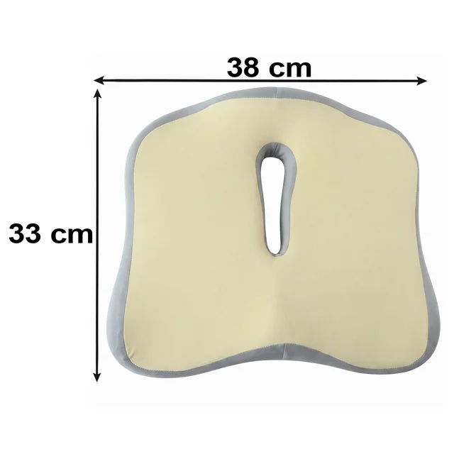 Comfort Memory Foam Ergonomic Seat Cushion for Office Chair (1 Pc)