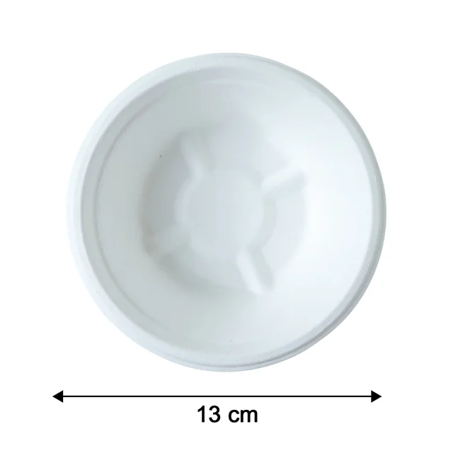 Compostable Bagasse Bowl 240ml – Eco-Friendly 10 Pc Set