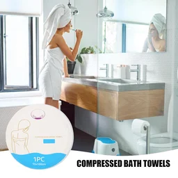 Compressed Travel Towel – Soft, Expandable & Hygienic Bath Wipe