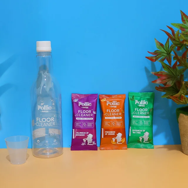Concentrated Floor Cleaner Refill Kit – Eco-Friendly with Measuring Bottle