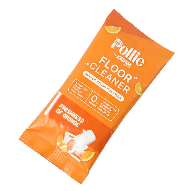 Concentrated Floor Cleaner Sachet – Quick-Dry Orange Fresh Shine