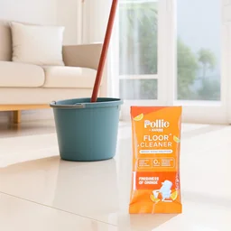 Concentrated Floor Cleaner Sachet – Quick-Dry Orange Fresh Shine