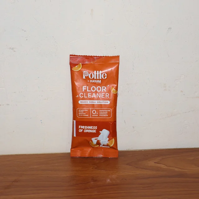 Concentrated Floor Cleaner Sachet – Quick-Dry Orange Fresh Shine