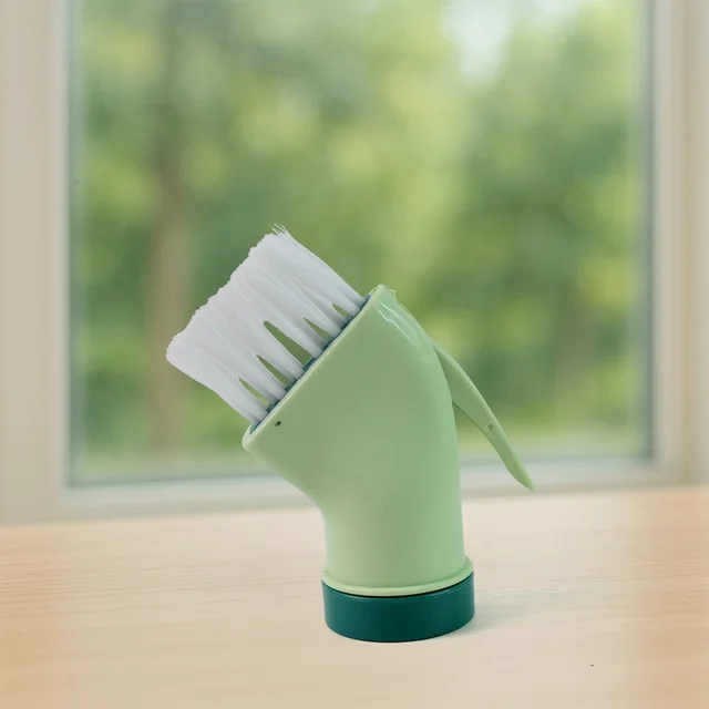 Connectable Cleaning Brush – Built-In Scraper for Narrow Spaces