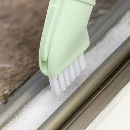Connectable Cleaning Brush – Built-In Scraper for Narrow Spaces