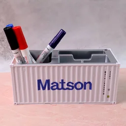 Container-Style Desk Organizer – Multi-Compartment Storage Box